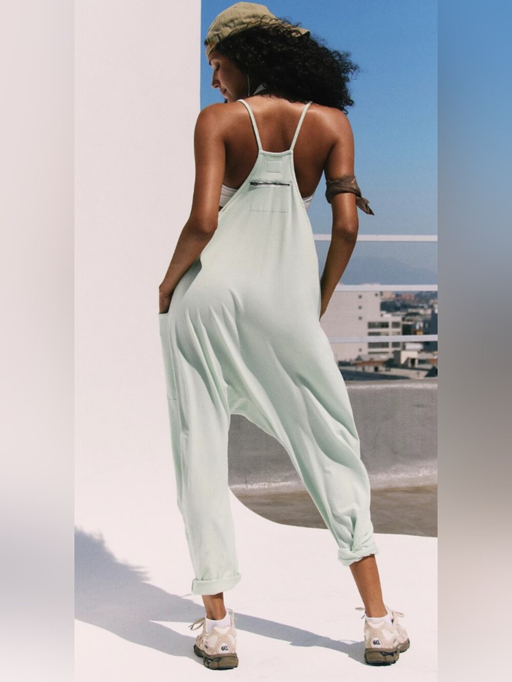 FP MOVEMENT Hot Shot Onesie Jumpsuit Pistachio Size XL - Picture 2 of 8